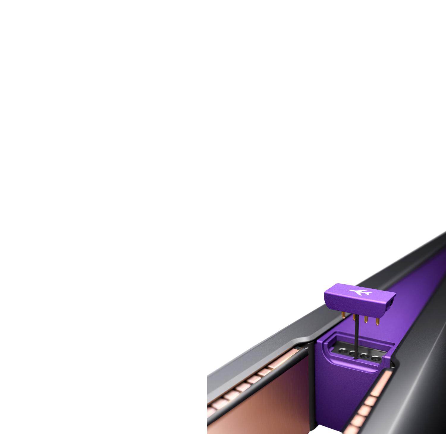 Flight-ready tag removed from straightener
